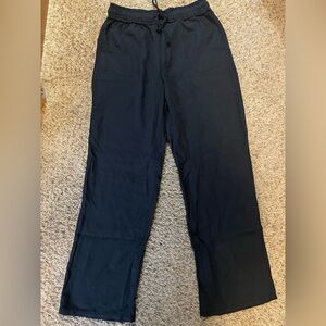 Black Elastic Waist Pants